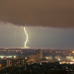 Lightning Over Lake Ontario Canada