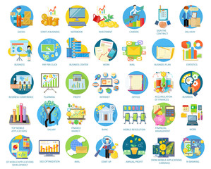 Set of Busines Icons