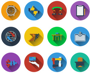 Fototapeta premium Set of business icons