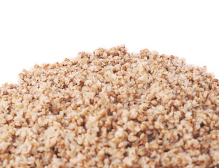 Surface covered with cooked buckwheat