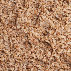 Surface covered with cooked buckwheat