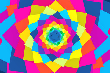 Obraz premium abstract background with square color spiral