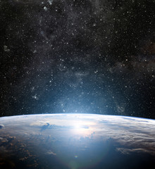 Earth planet. Elements of this image are furnished by NASA