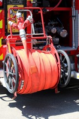 Lance à incendie des sapeurs-pompiers