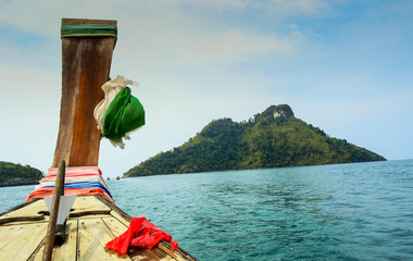 long tail boat for tourism in south of Thailand