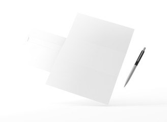 Briefpapier Kuvert Vorlage Kugelschreiber 