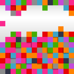 Abstract square colored background
