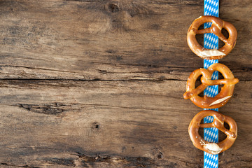 Speisekarte für Oktoberfest