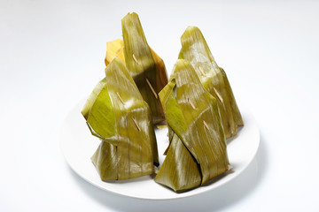 Banana leaf to packaging thai dessert style
