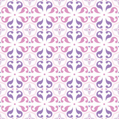Patterns with flowers and abstract decorative elements design