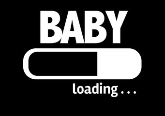 Progress Bar Loading with the text: Baby