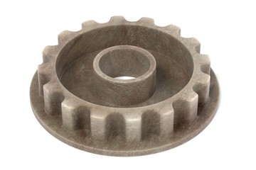 3d render of gear wheel