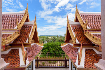 Fototapeta na wymiar Thai style roof