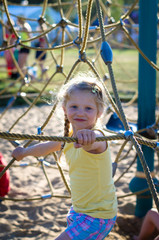 girl in playground