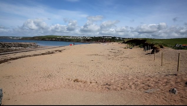 Thurlestone beach South Devon England UK near Hope Cove
