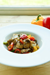 Pork Black paper, Stir Fried Pork  with Black Pepper