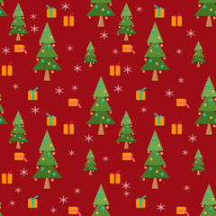 Christmas seamless winter pattern texture background