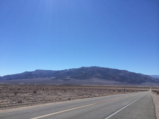 Highway in Death Valley