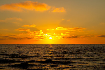 Obraz premium Sunset on a beach