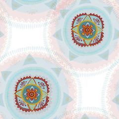 Pattern from mandalas