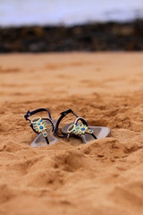 Flip-Flops im Sand