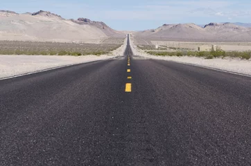 Foto auf Acrylglas Naturpark Death Valley Highway