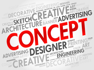 Fototapeta premium CONCEPT word cloud, business concept