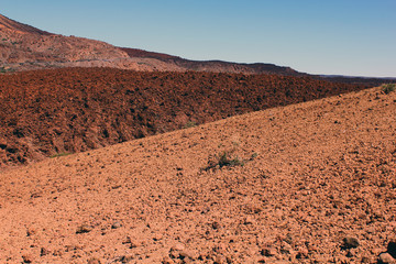 Desert view near Teide volcano (Tenerife, Canary Islands)
