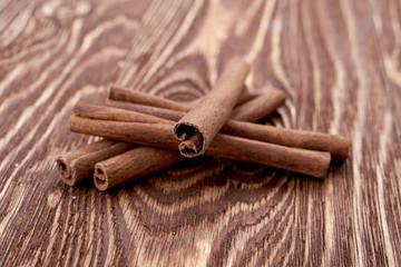 Bunch of cinnamon sticks