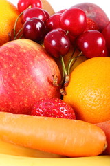 Fresh fruits and vegetables, healthy nutrition