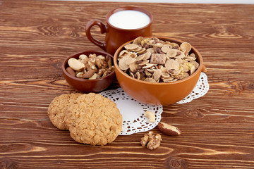 breakfast on table