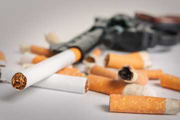 Smoking kills. Anti-smoking background