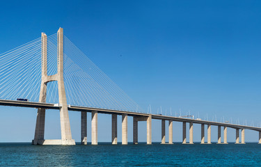 Vasco da Gama Bridge in Lisbon