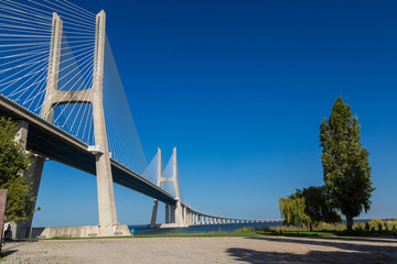 Vasco da Gama Bridge in Lisbon