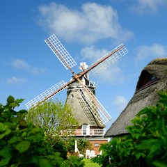 Windmühle als Wohnhaus
