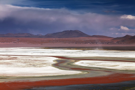 Lagoon Colorada, Altiplano, Bolivia