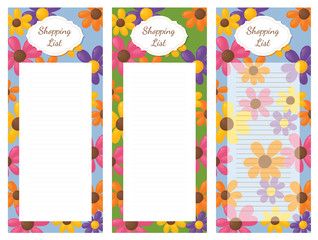 Flower Shopping List