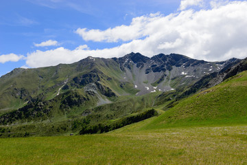 Fototapeta na wymiar Veduta della Conca di Pila - Valle d'Aosta