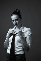 Slender Caucasian Female Portrait