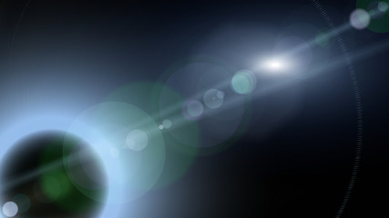 futuristic light flare design illustration