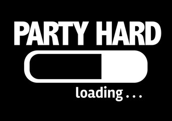 Progress Bar Loading with the text: Party Hard