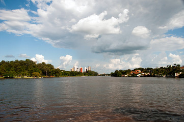 Fototapeta premium Lago Igapó, Londrina, Paraná