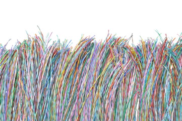 Abstract cable network, global network connection