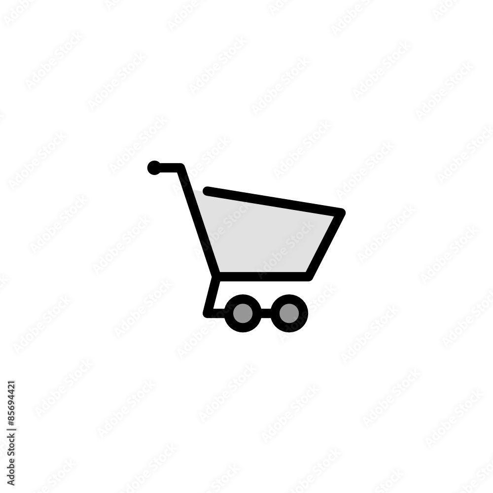 Wall mural Shopping Cart