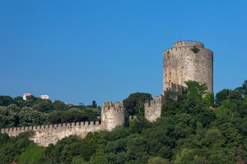 Fototapeta na wymiar Rumelian Castle (Rumeli hisari)