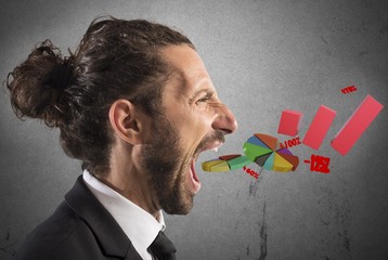 Economic collapse of businessman
