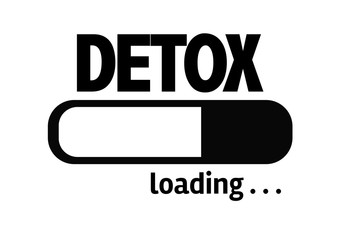 Progress Bar Loading with the text: Detox