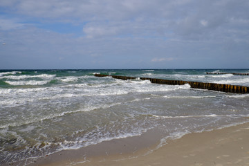Strand im Ostseebad Wustrow, Mecklenburg-Vorpommern, Deutschland