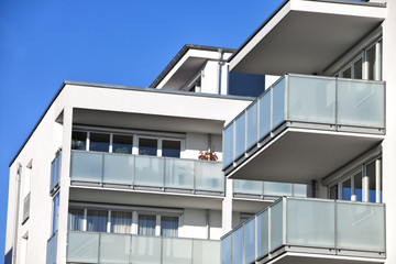 New apartment with balconies