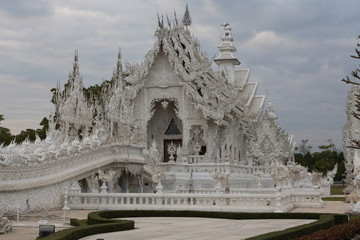 Thailand, Norden, Chiang Rai, Tempel, Abends, Sonnenuntergang, Wat Rong Khun